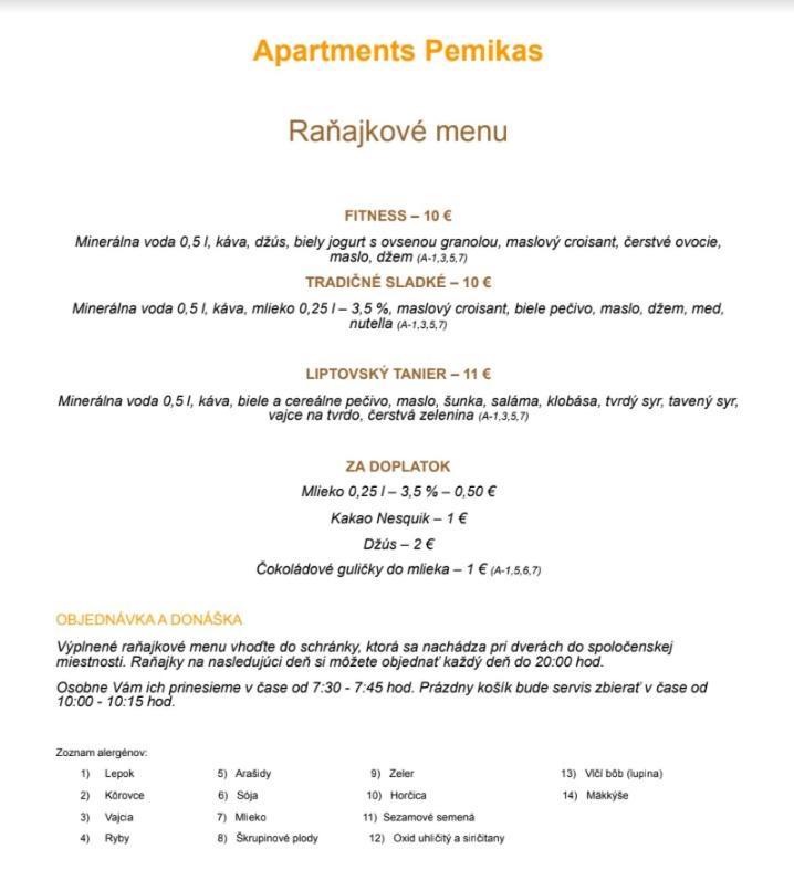 Apartments Pemikas II Liptovský Mikuláš エクステリア 写真